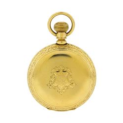 Antique Hampden Watch Co. Pocket Watch - 14KT Yellow Gold