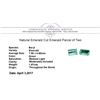 Image 4 : 1.87 ctw. Natural Emerald Cut Emerald Parcel of Two