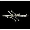 Image 1 : 0.95 ctw Diamond Bangle Bracelet - 14KT White Gold