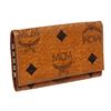 Image 2 : MCM Tan Cognac Canvas Leather 4 Key Holder