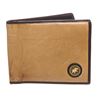 Hunting World Beige Leather Bifold Wallet