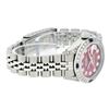 Image 6 : Rolex Ladies Stainless Steel Diamond Lugs & Sapphire Datejust Wristwatch