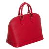 Image 1 : Louis Vuitton Red Epi Leather Alma Handbag Bag