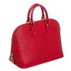 Image 2 : Louis Vuitton Red Epi Leather Alma Handbag Bag