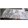 Image 1 : Large Gray White Marble Stone Cutting Board , 50.5"L x 33.5"W