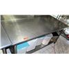 Image 1 : Stainless Steel Prep Table, 71"L x 29.5"W x 35.5"H