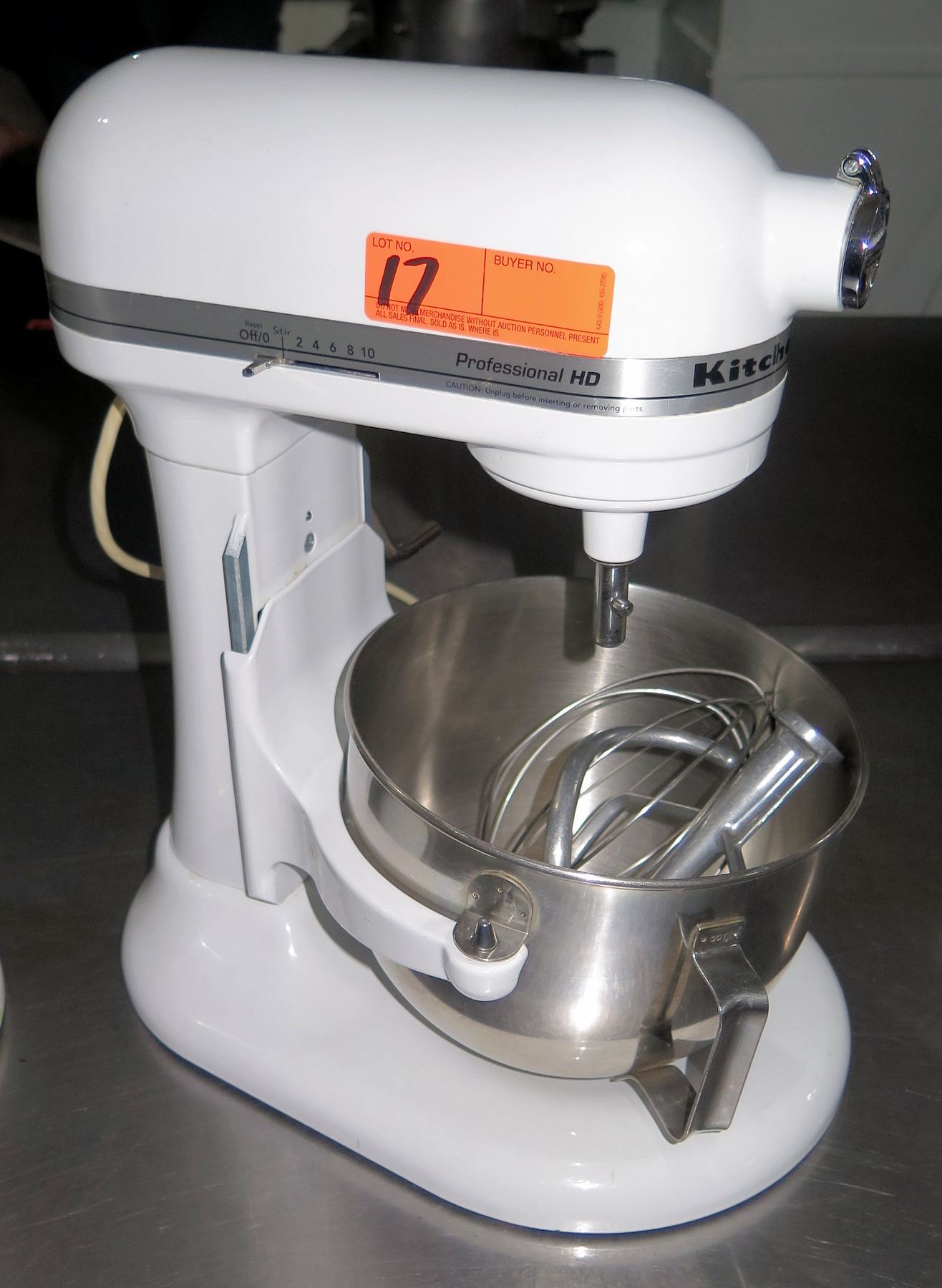 KitchenAid Professional HD White Commercial Mixer KitchenAid Professional HD White Commercial Mixer
