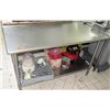 Image 1 : Stainless Steel Working Prep Table, 59.5"L x 29.5"W x 35.5"H
