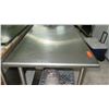 Image 3 : Stainless Steel Working Prep Table, 59.5"L x 29.5"W x 35.5"H