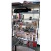 Image 1 : NSF 6-Tier Metal Rolling Shelf, 48"L x 18"W x 75.5"H