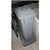 Image 2 : Qty 4 Large Plastic Flour Sugar Lidded Storage Bins