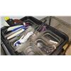 Image 2 : Misc Flatware, Measuring Spoons, Wooden Spoons, Spatulas, Utensils, etc