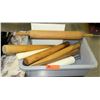 Image 1 : Misc Wooden Rolling Pins, Dough Rollers