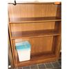 Image 1 : 4 Tier Press Wood Shelf Shelving Unit w/ Square Storage Bin Container 37"L x 12"D x 47.5"H