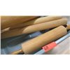 Image 3 : Bin Multiple Misc Wooden Rolling Pins Dough Roller - some w/ Handles