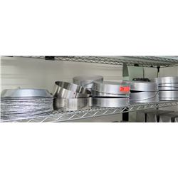 Multiple Misc Stainless Steel Round Cake Pans, Pie Pans, etc