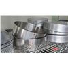 Image 3 : Multiple Misc Stainless Steel Round Cake Pans, Pie Pans, etc
