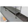 Image 2 : Large Metal Chrome Adjustable Kitchen Shelf Unit on Wheels 48"L x 18'W x 76"H