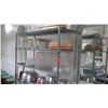Image 4 : Large Metal Chrome Adjustable Kitchen Shelf Unit on Wheels 48"L x 18'W x 76"H