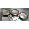 Image 1 : Qty 3 Misc Sizes Commercial Frying Pans