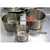 Image 1 : Qty 3 Misc Sizes Pots - Large Stock Pot, All-Clad Sauce Pot & Small Pot w/ Handle