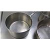 Image 2 : Qty 3 Misc Sizes Pots - Frying Pan, Med Sauce Pot & Small Pot w/ Handle