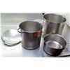 Image 1 : Qty 3 Misc Sizes Pots - 2 @ Large Stock Pots & All-Clad Stew Pot w/ 2 Handles