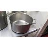 Image 2 : Qty 3 Misc Sizes Pots - 2 @ Large Stock Pots & All-Clad Stew Pot w/ 2 Handles