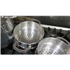 Image 4 : Qty 5 Large Misc Stock Pots w/ Stainless Pasta Inserts