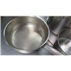 Image 2 : Qty 3 Misc Sizes Pots - Large All-Clad Stock Pot w/ Lid, Frying Pan & Sauce Pan