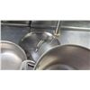 Image 5 : Qty 3 Misc Sizes Pots - Large All-Clad Stock Pot w/ Lid, Frying Pan & Sauce Pan