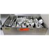 Image 1 : Metal Sorter w/ Multiple Misc Forks, Knives & Spoons Flatware