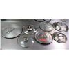 Image 1 : Qty 7 Misc Size Stainless  Steel & Glass Pot Lids w/ Handles