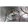 Image 3 : Qty 7 Misc Size Stainless  Steel & Glass Pot Lids w/ Handles