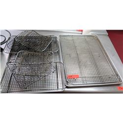 Multiple Misc Sized Metal Wire Cooling Racks