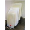 Image 1 : Multiple Misc Sized White Plastic Cutting Boards