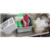 Image 1 : Qty 3 Bins Misc Containers & Square Lids