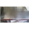 Image 3 : Stainless Steel Rectangle Rolling Table w/ 2 Shelves Underneath