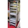 Image 1 : Tall Rolling Sheet Pan Mobile Pan Cooling Rack Shelf w/ Baking Sheets 26"L x 20.5"W x 69"H