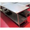 Image 1 : Steel Commercial Working Prep Table 72"L x 30"W x 36"H