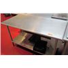 Image 1 : Steel Commercial Working Prep Table, 60"L x 30"W x 35.5"H