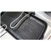 Image 2 : Qty 2 Rectangle Portable Cast Iron Grill Griddles w/ Folding Handles