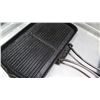 Image 3 : Qty 2 Rectangle Portable Cast Iron Grill Griddles w/ Folding Handles