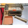 Image 1 : Qty 7 Misc Muffin Tins Pans, Large Stainless Bin, Tube Pans & Baking Pan
