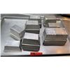 Image 1 : Multiple Misc Stainless Steel Square Cake Pans, Meat Loaf Pans, etc