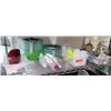 Image 1 : Multiple Misc Utensils - Sieves, Funnels, Measuring Spoons, Plastic Containers, etc