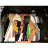 Image 1 : Plastic Bin w/ Multiple Misc Plastic, Metal & Wooden Spoons, Spatulas, etc