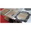 Image 1 : Qty 3 Decorative Mirrors - Rectangle & Ornate