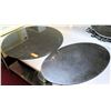 Image 1 : Qty 2 Decorative Mirrors - Round w/ No Frame