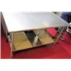 Image 1 : Stainless Steel Prep Table 60"L x 30"W x 36"H